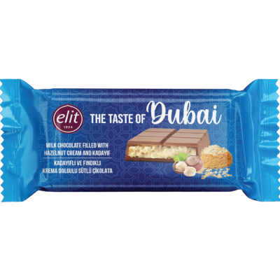 Elit The Taste of Dubai Hazelnut Cream Chocolate Block 90g