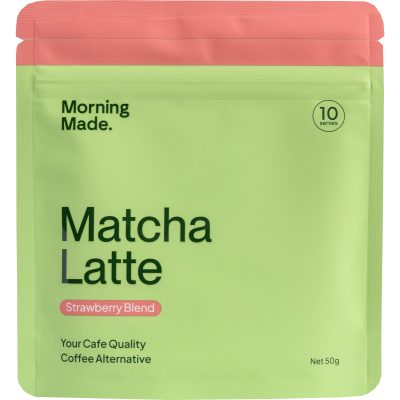 Morning Made Strawberry Match Latte Pouch 50g