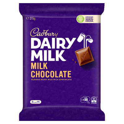 Cadbury Dairy Milk Chocolate Block 315g