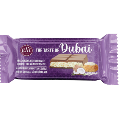 Elit The Taste of Dubai Coconut Chocolate Block 90g