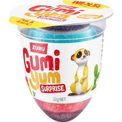 Zuru Gumi Yum Surprise Wildlife Confectionery 22g
