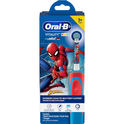 Oral-B Kids Vitality Spiderman Power Toothbrush 1pk