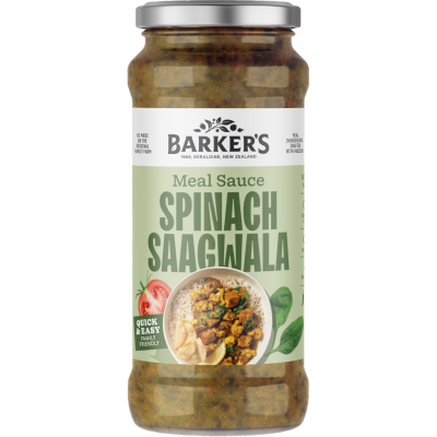 Barker's Spinach Saagwala Meal Sauce 500g