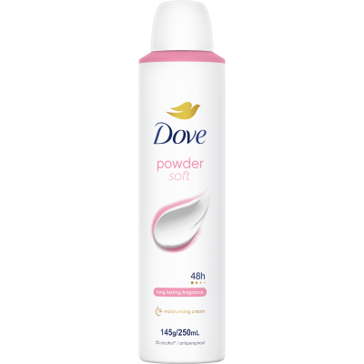 Dove Powder Soft 48hr Antiperspirant Deodorant 250ml