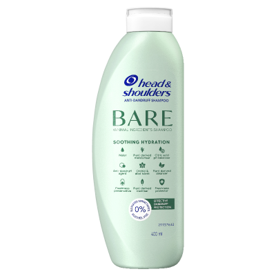 Head & Shoulders Bare Soothing Hydration Anti-Dandruff Shampoo 400ml