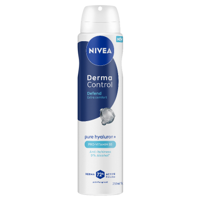 Nivea Derma Control Defend 72hr Anti-Perspirant Aerosol 250ml