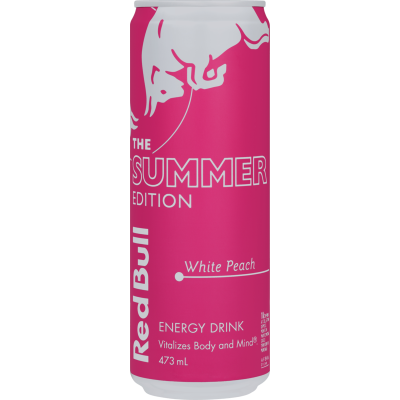 Red Bull The Summer Edition White Peach Energy Drink 473ml