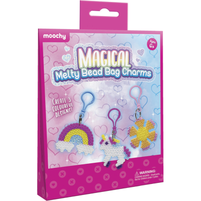 Magical Melty Beads Bag Charms 6+ 1pk