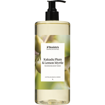 Bosistos Kakadu Plum & Lemon Myrtle Nourishing Body Wash 1l