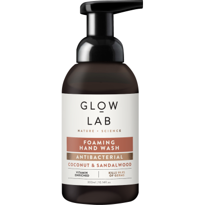 Glow Lab Coconut & Sandalwood Antibacterial Foaming Hand Wash 300ml