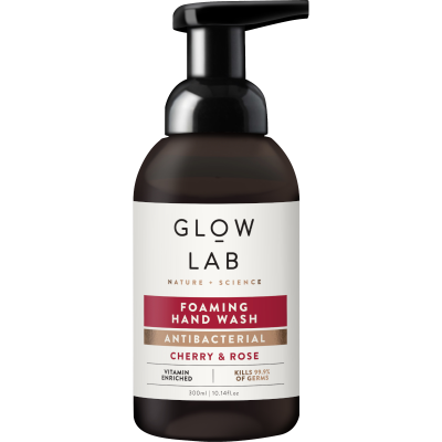 Glow Lab Cherry & Rose Antibacterial Foaming Handwash 300ml