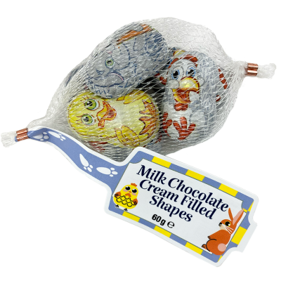 Milk Chocolate Cream Filled Shapes 60g