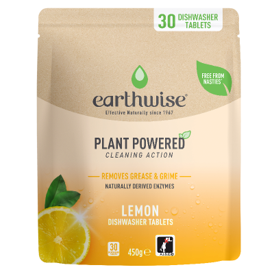 Earthwise Lemon Plant Powered Dishwasher Tablets 450g