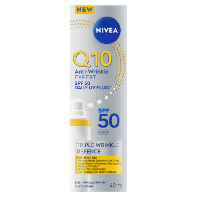 Nivea Q10 Anti-Wrinkle Expert Daily UV Fluid SPF50 40ml