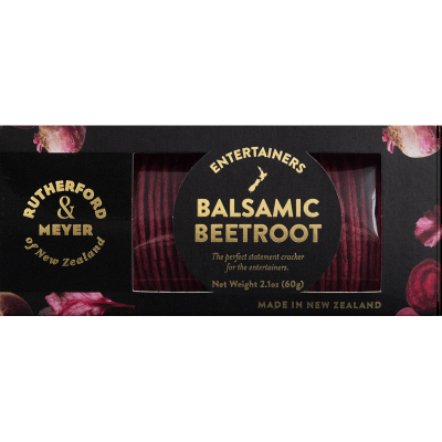Rutherford & Meyer Entertainers Balsamic Beetroot Crackers 60g