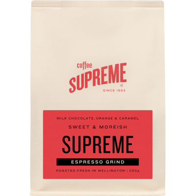 Coffee Supreme Espresso Grind Coffee Beans 200g