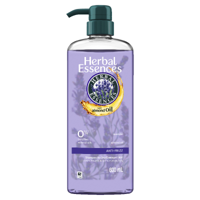 Herbal Essences Anti-Frizz Lavender & Almond Oil Shampoo 600ml