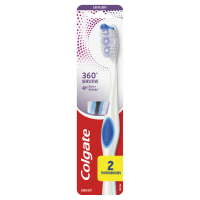 Colgate 360 Sensitive Pro Relief Toothbrush 2pk