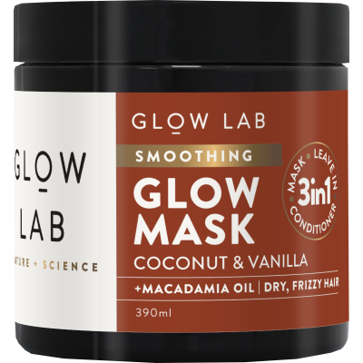 Glow Lab Coconut & Vanilla Smoothing Glow Mask 390ml