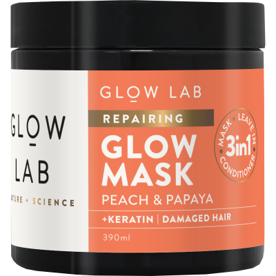 Glow Lab Peach & Papaya Repairing Glow Mask 390ml