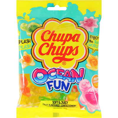 Chupa Chups Ocean Fun Fruit Confectionery 150g