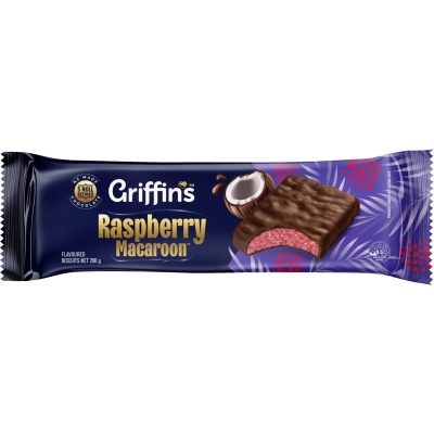 Griffin's Raspberry Macaroon Chocolate Biscuits 200g
