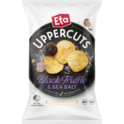 Eta Uppercuts Black Truffle & Sea Salt Potato Chips 130g