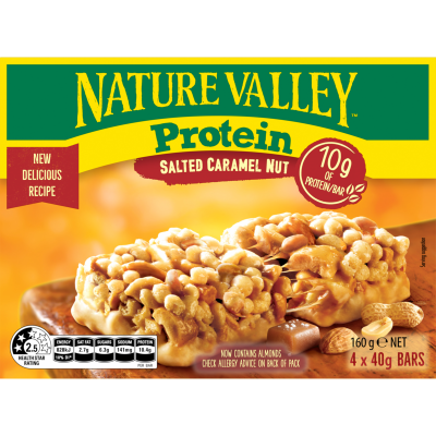 Nature Valley Salted Caramel Nut Protein Bar 4 x 40g