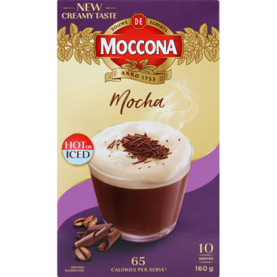 Moccona Mocha Coffee Sachets 10 x 16g