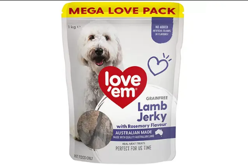 Love'Em Lamb Jerky Treat 1 kg