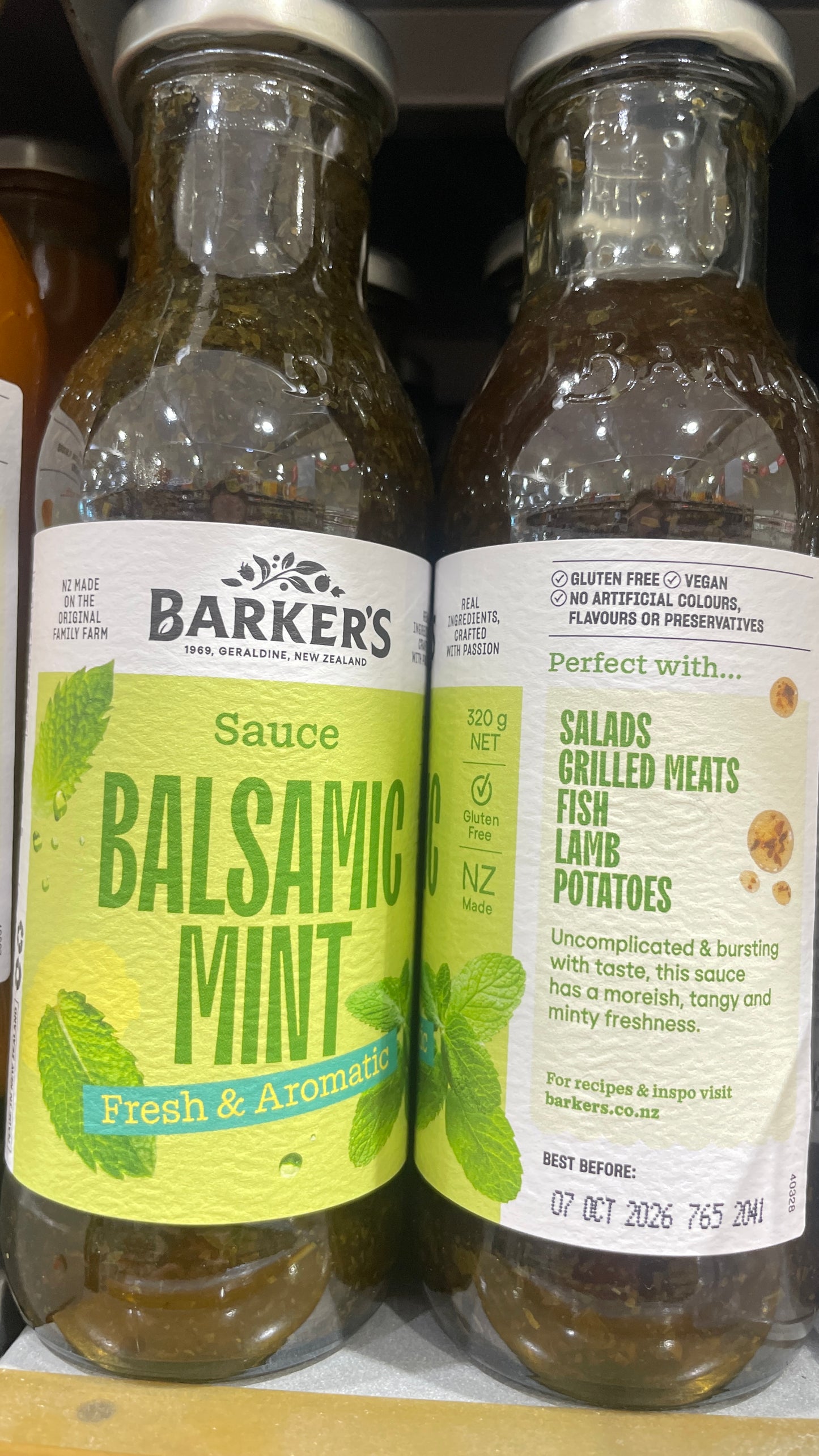 Barker's The Best Balsamic Mint Sauce 320g