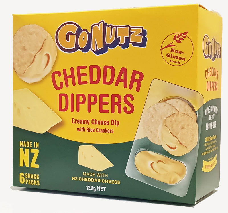 Gonutz Cheese & Rice Crackers Dippers 6 x 24g