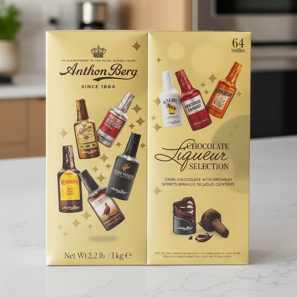 a box of Liqueur Collection by Anthony Barry