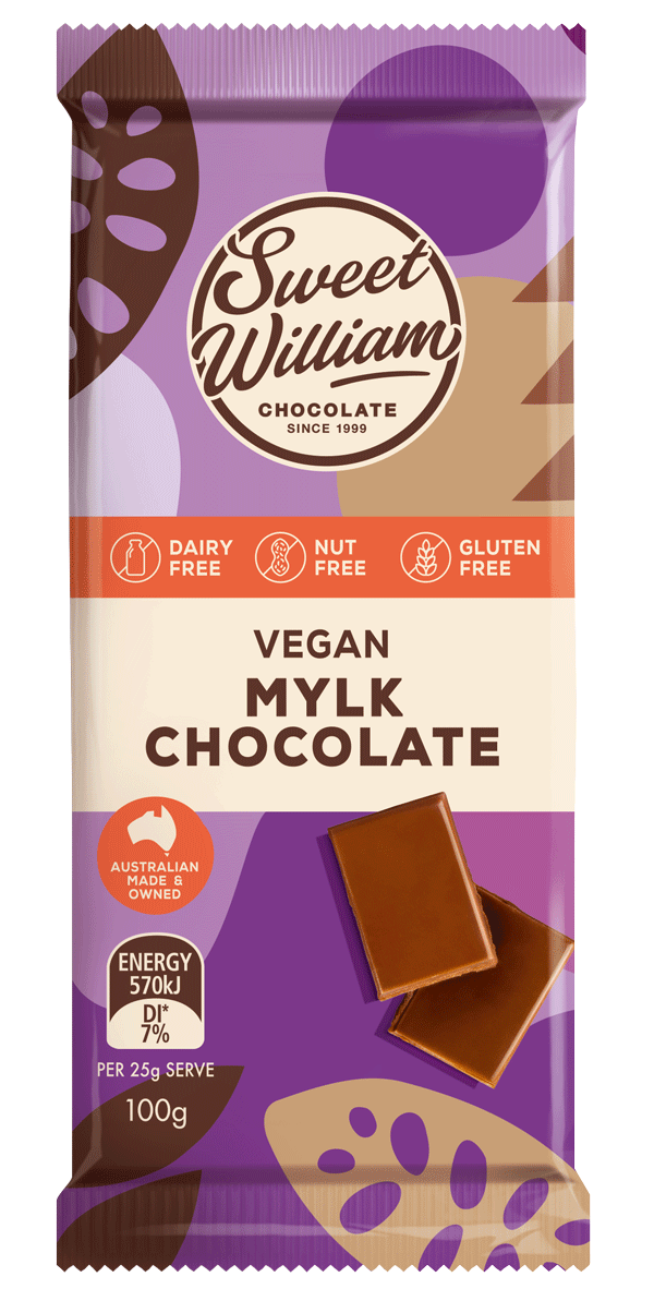 Sweet William Dairy Free Original Chocolate Block 100g