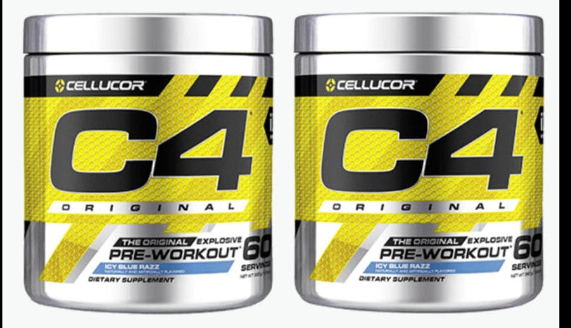 C4 Pre-Workout Blue Razz 2 x 390g