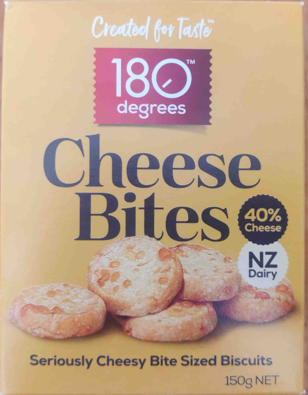 180 Degrees Cheese Bites Biscuits 150g
