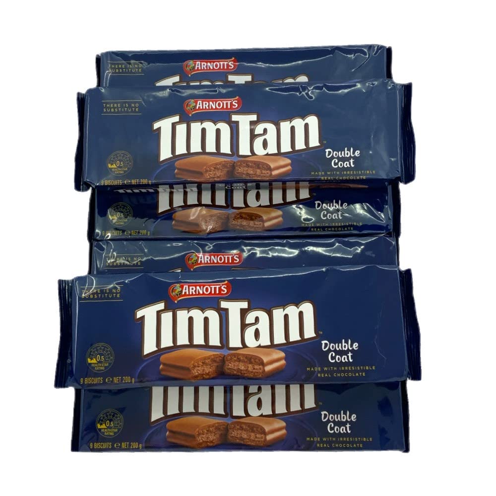 Arnott's Tim Tam Double Coat 6 x 200g