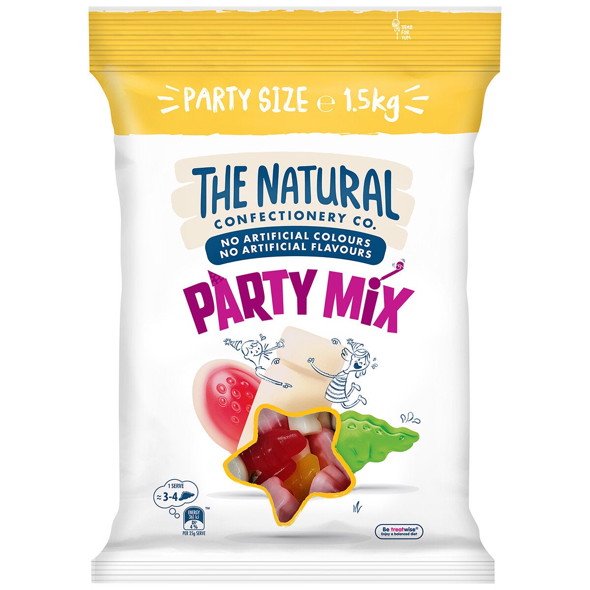 The Natural Confectionery Co. Party Mix 1.5 kg