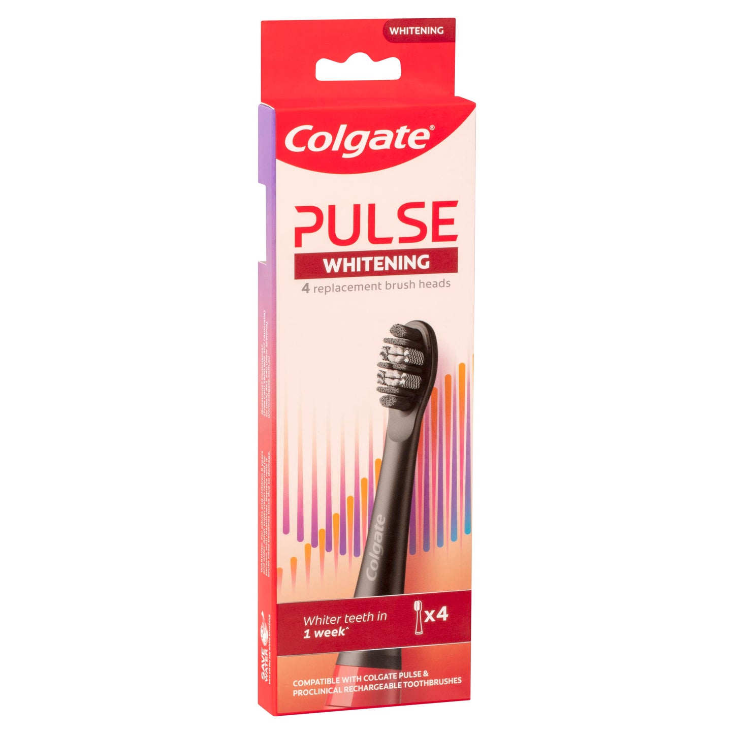 Colgate Pulse Whitening 4 replacement brush heads