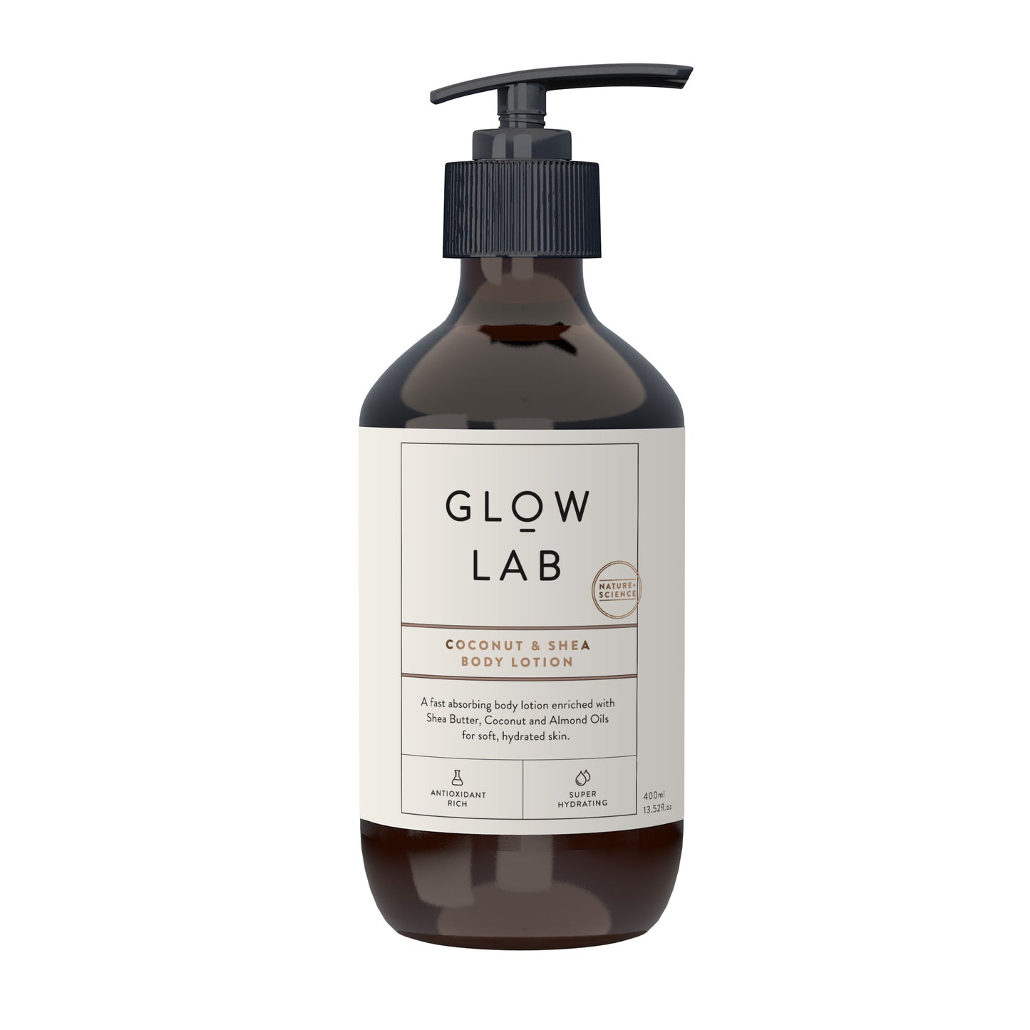 Glow Lab Coconut & Shea Body Lotion 400ml