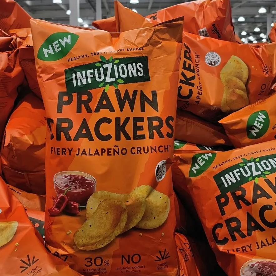 Infuzions Prawn Crackers Fiery Jalapeño 350G