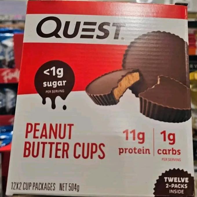 QUEST PEANUT BUTTER CUPS 12X42G