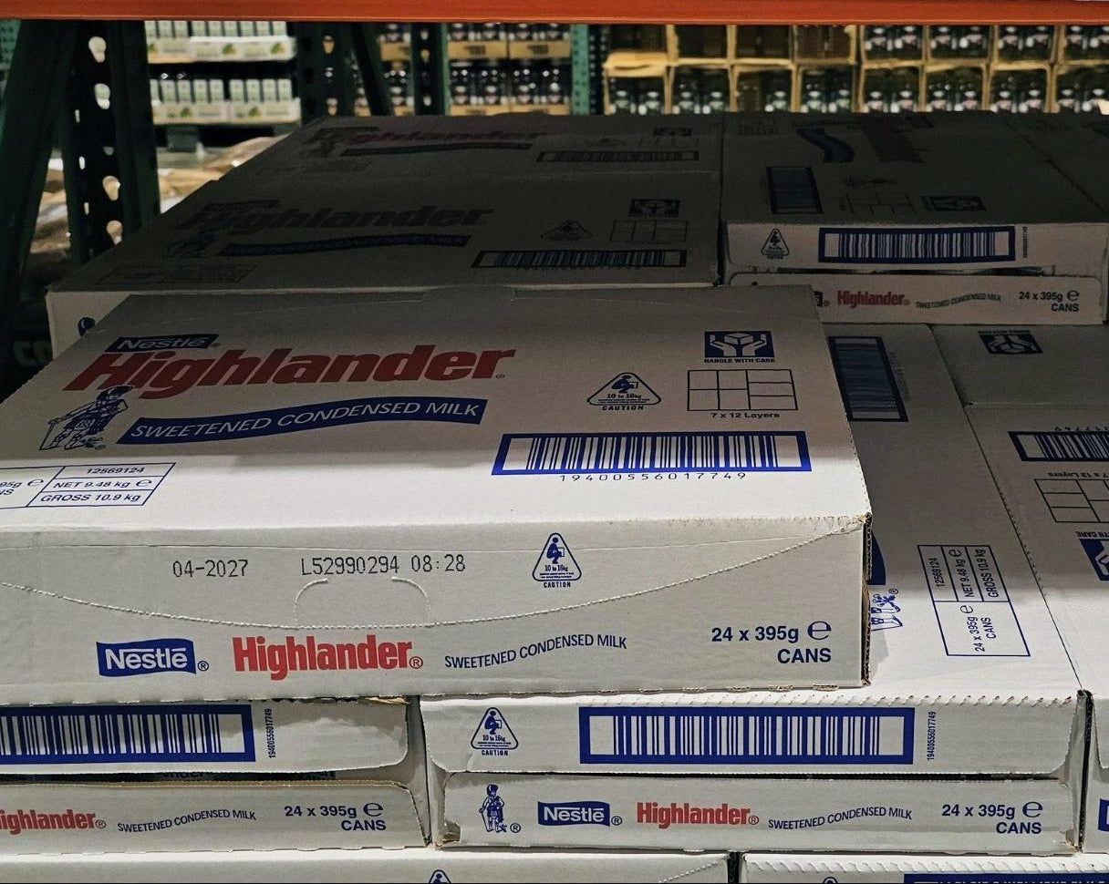 HIGHLANDER SWEETENED CONDENSED MILK 24X395G CANS