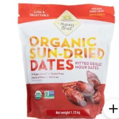 Sunny Fruit Pitted Dates 170 g x 12 pk