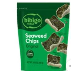 Bibigo Seaweed Chips Original 140 g