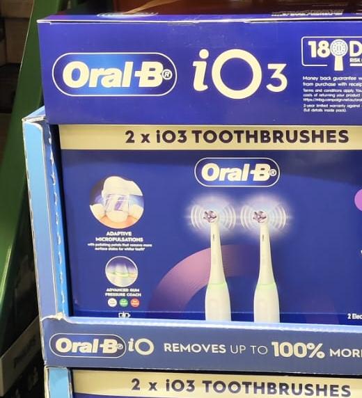 Oral B-IO3 Series 3 Dual Handle Electric Toothbrush