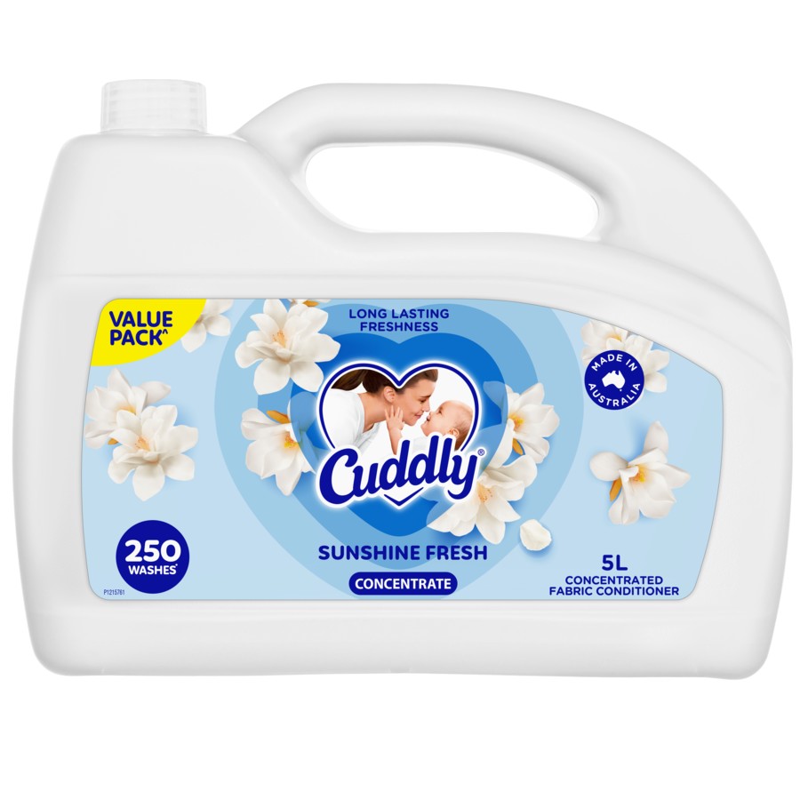 Cuddly Concentrate Sunshine Fresh Softener 5L