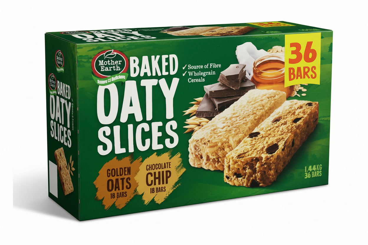 Mother Earth Oaty Slices 36 bars