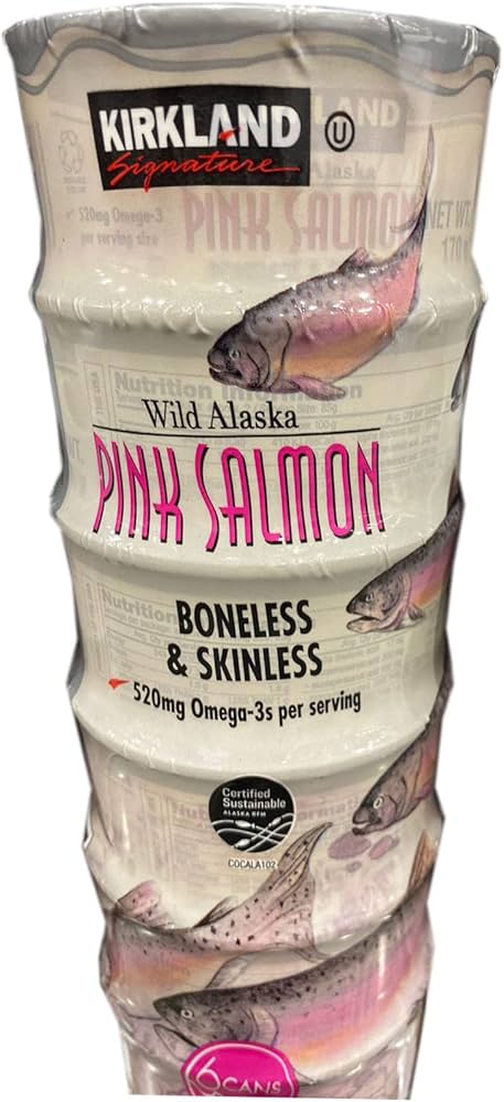 Kirkland Signature Wild Alaska Pink Salmon 6 x 170g