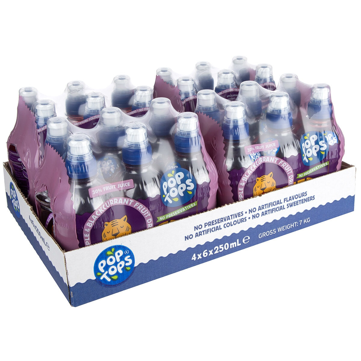Pop Tops Blackcurrant 24 x 250ml
